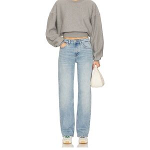 EB Denim Alida Loose Bowed Jean in Cleo